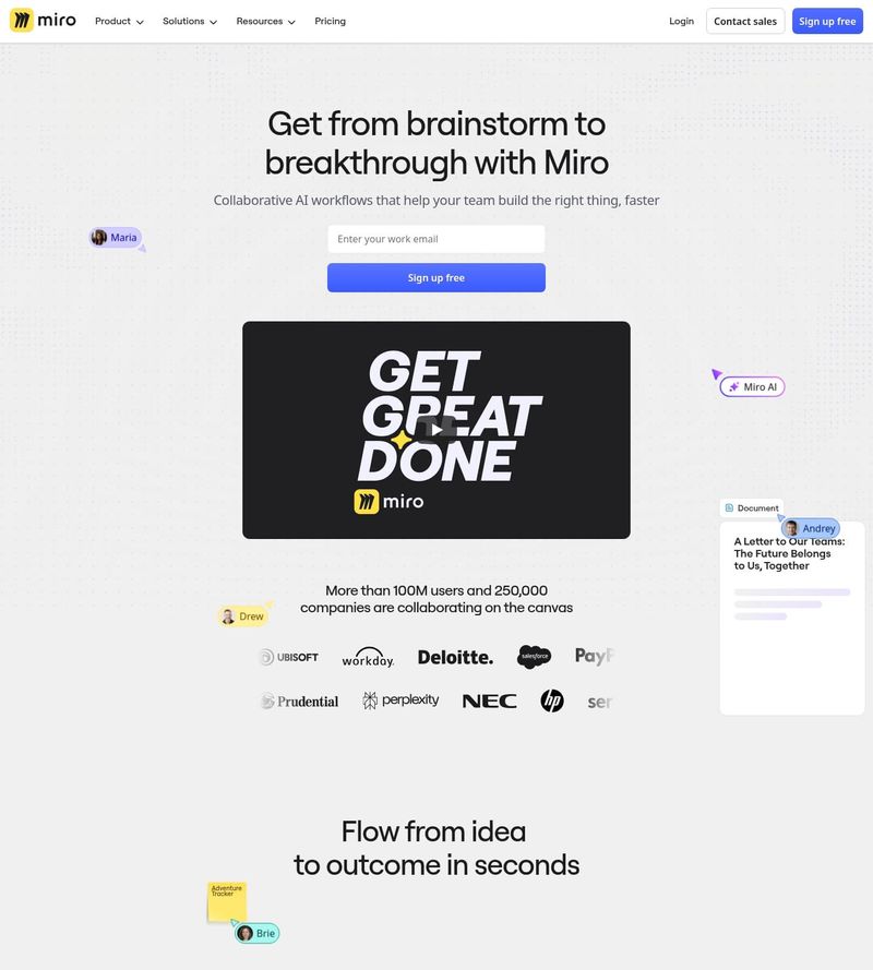 Screenshot taken from miro.com