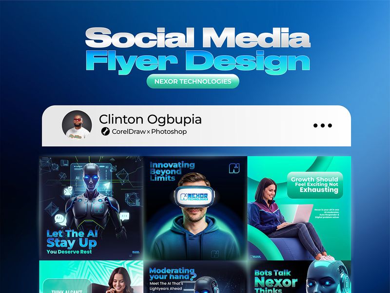 Social Media Flyer Design (Nexor Technologies)
