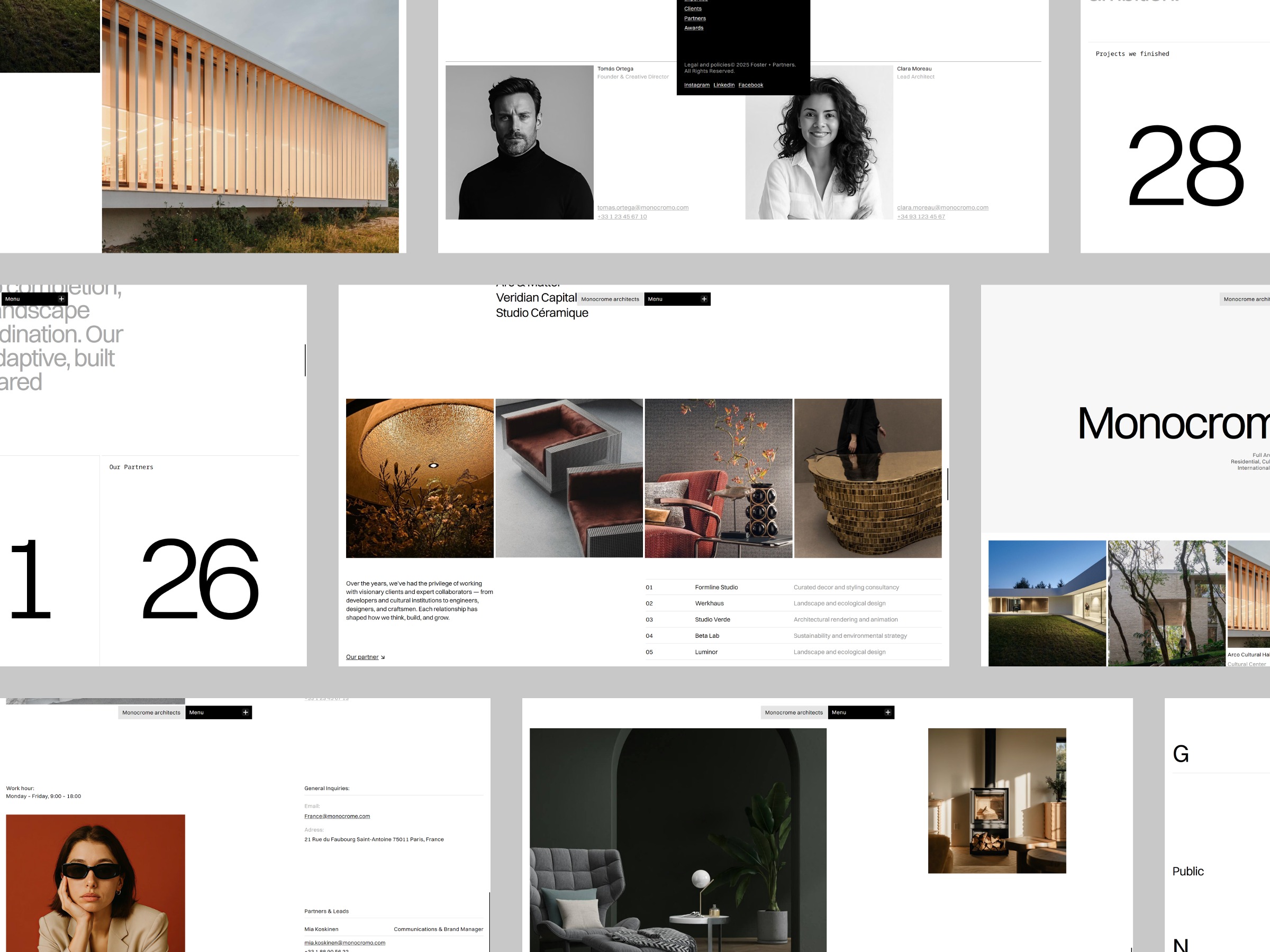 Monocromo Framer Template for Architect Image 2