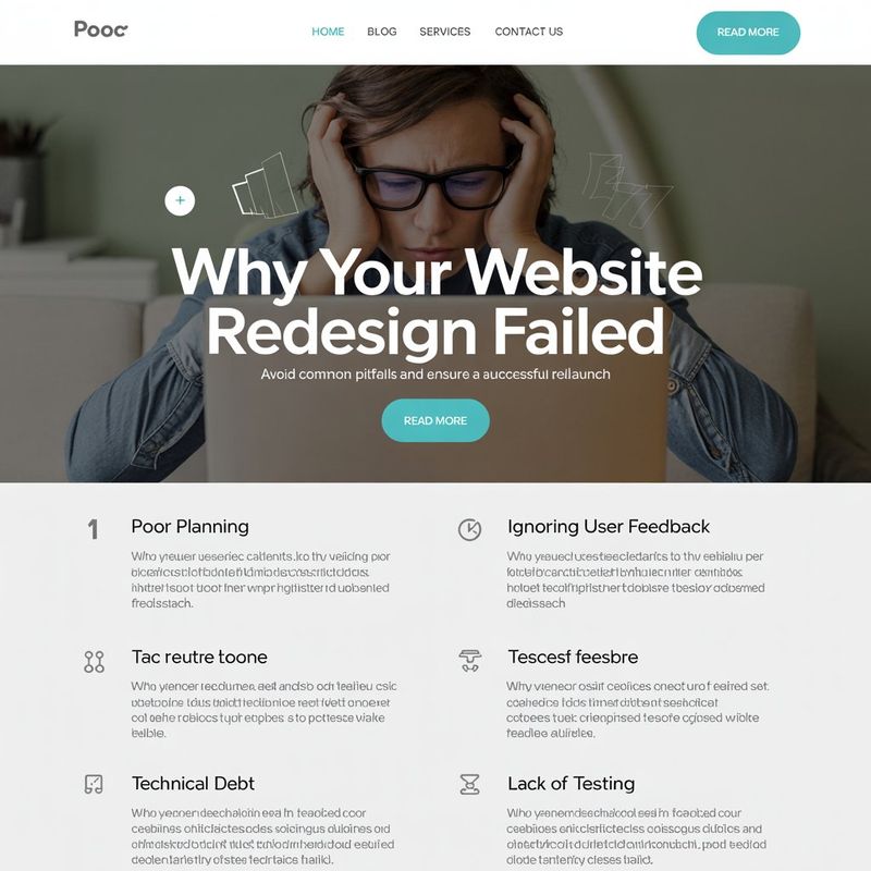 Why Your Website Redesign Failed: 7 Critical Mistakes That Kill Conversions (And How to Fix Them)