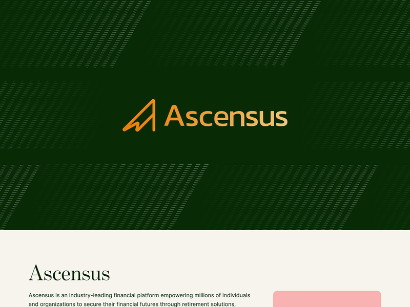 Ascensus — B2B Fintech & SaaS Brand Identity