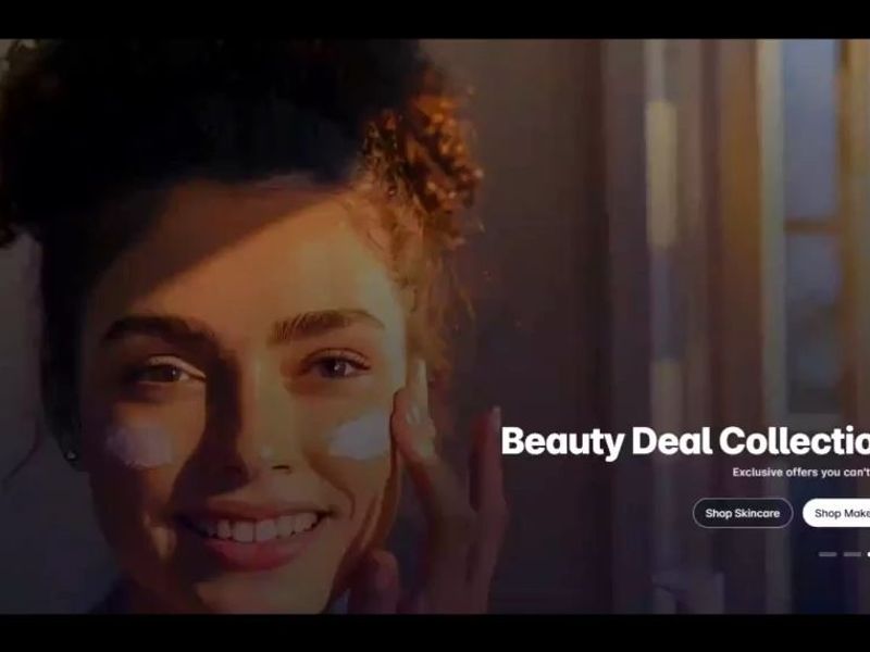 E-commerce block for beauty product - UIAble