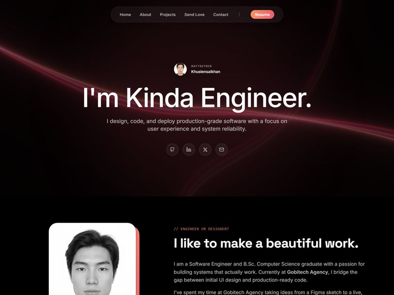 Khuslensaikhan Battsetseg | Full-Stack Software Engineer