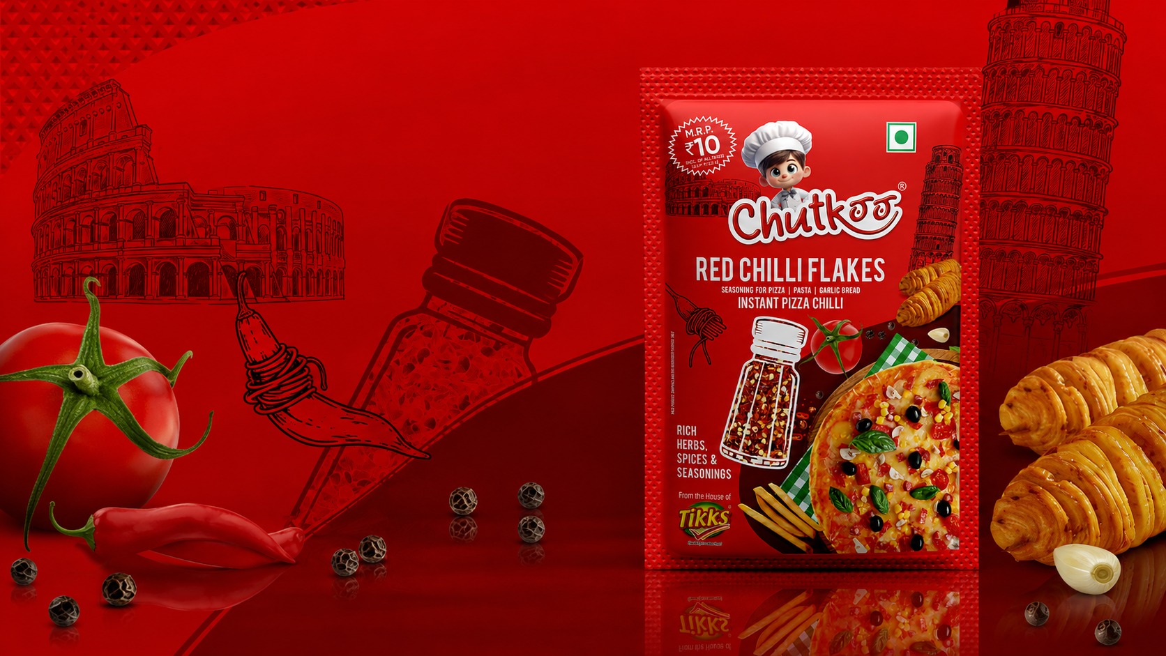Tikks Chutkoo Seasoning Collection | Premium Packaging Design Image 2