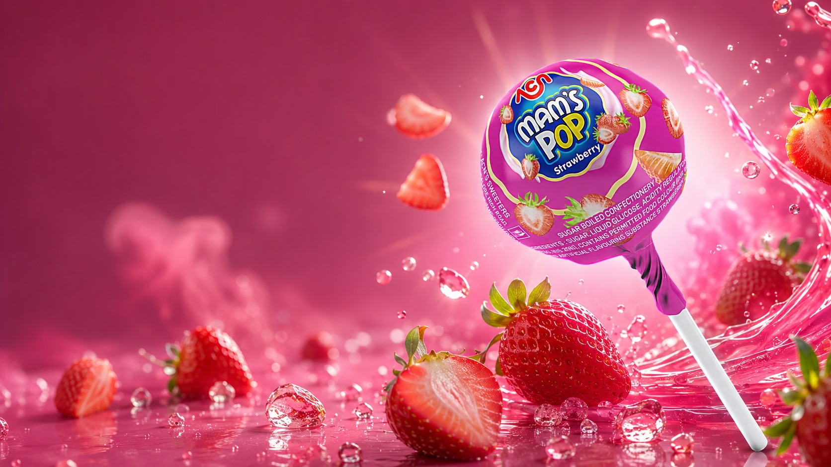 ACN MAM'S POP Multi-Flavour Lollipop Packaging Design Image 2