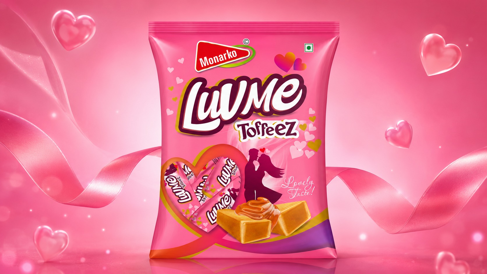 Monarko Confectionery Packaging: Bold Colors and Playful Brand Identity Image 1
