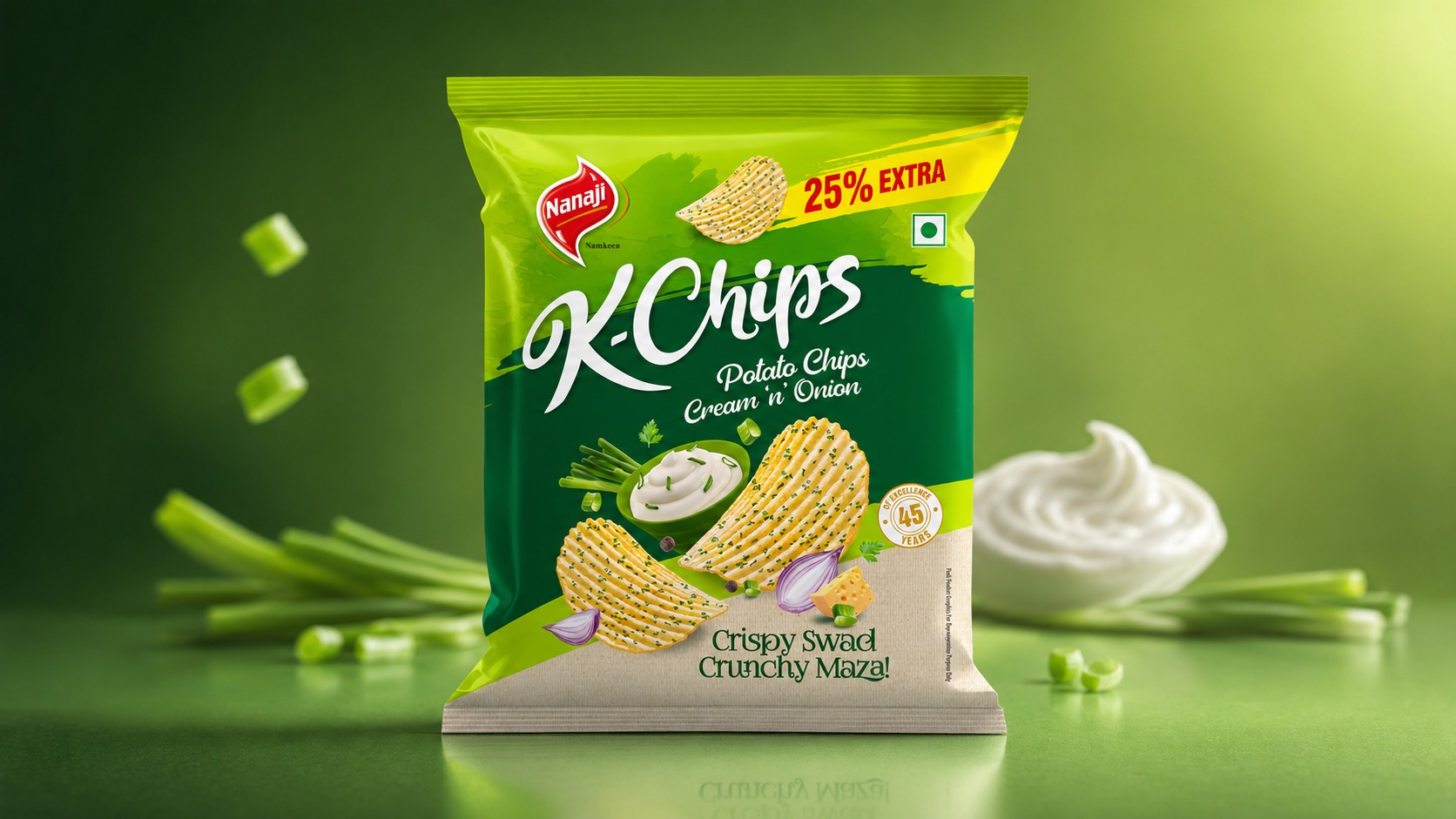 NANA JI K-Chips – Creative Potato Chips Packaging Design Image 1
