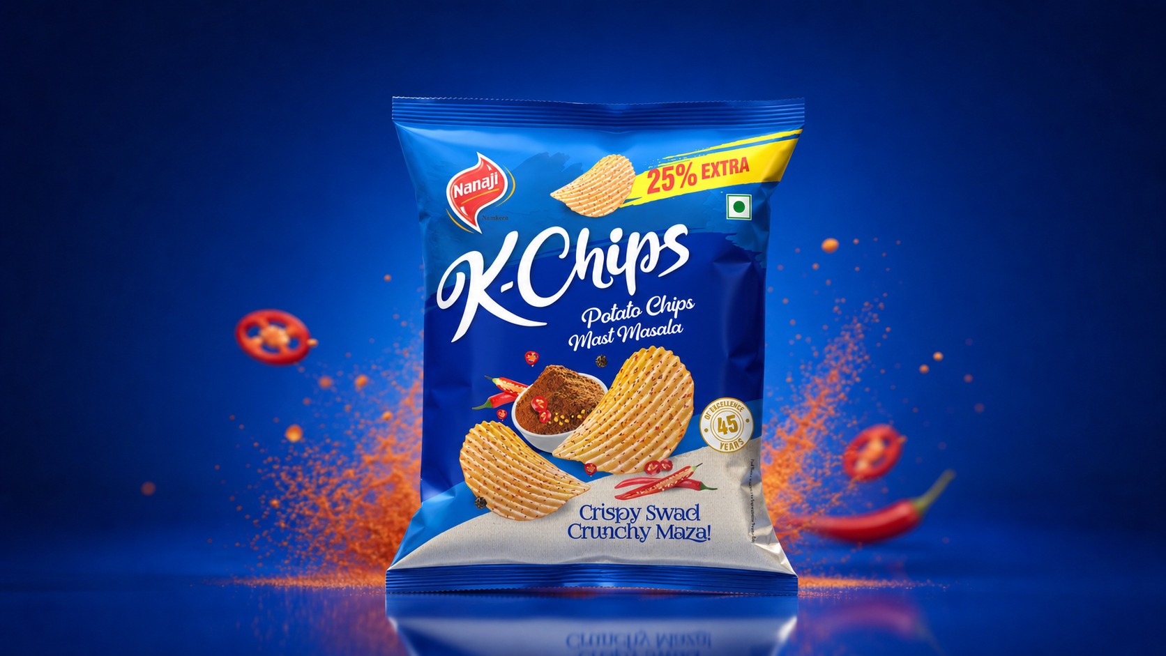 NANA JI K-Chips – Creative Potato Chips Packaging Design Image 2