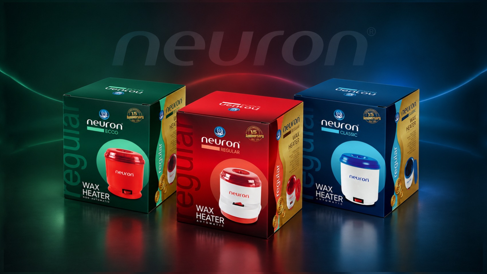 Neuron Wax Heater Professional Packaging Design Collection