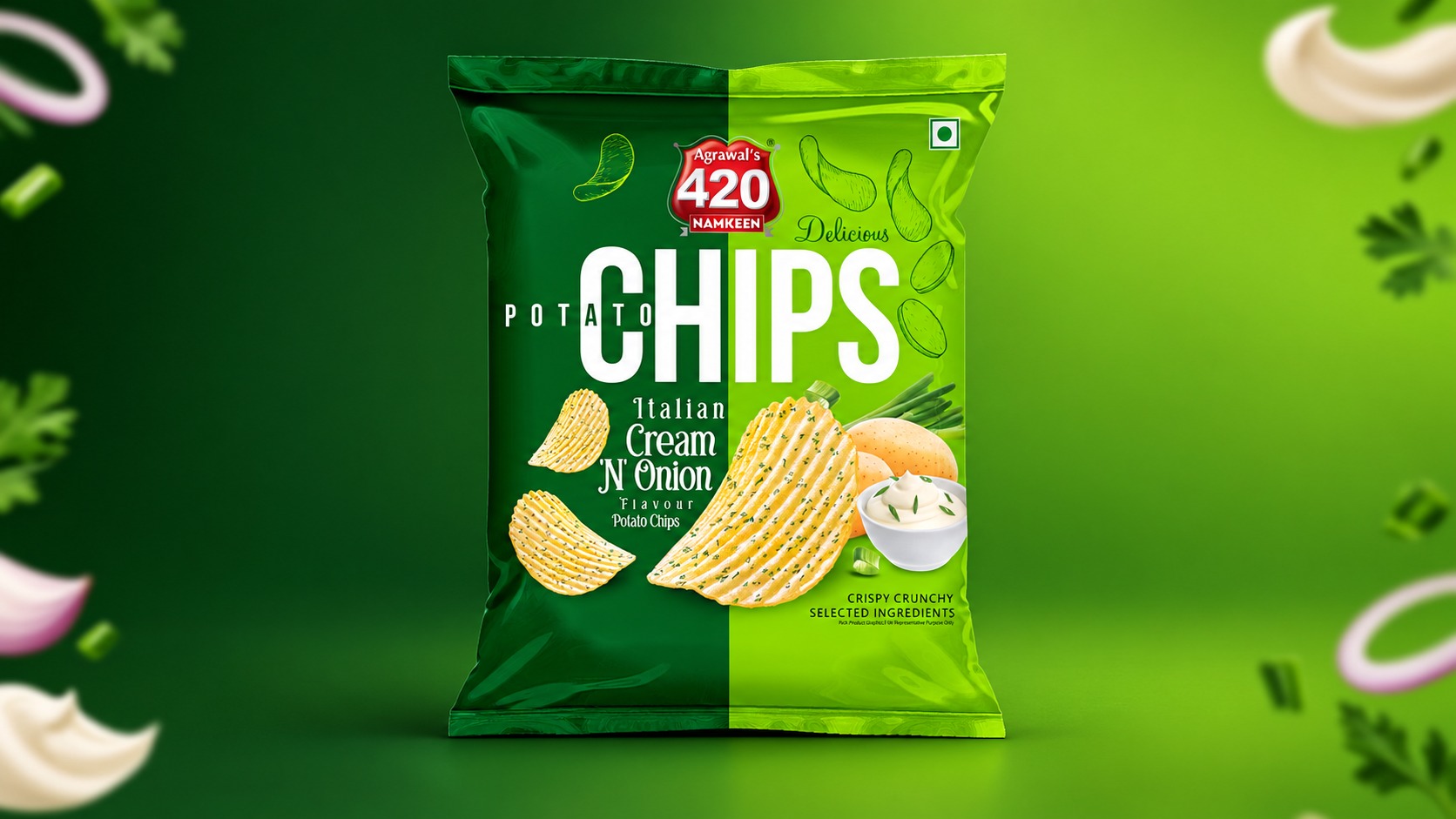 Agrawal’s 420 Potato Chips Premium Packaging Design Collection Image 0