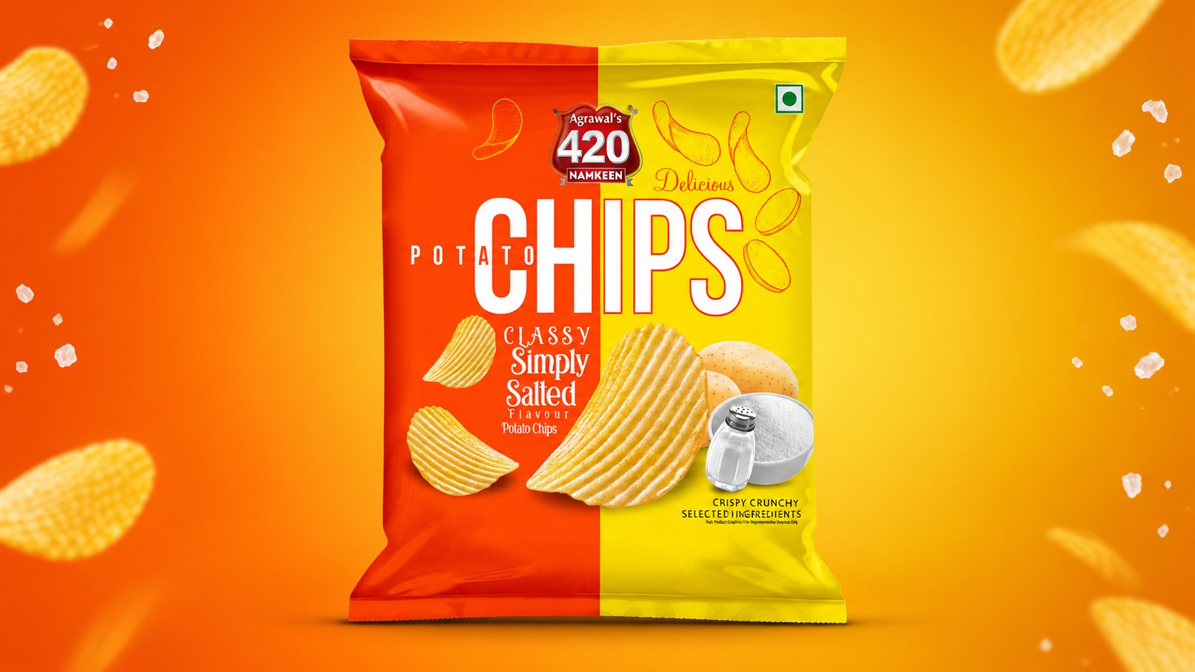 Agrawal’s 420 Potato Chips Premium Packaging Design Collection Image 2