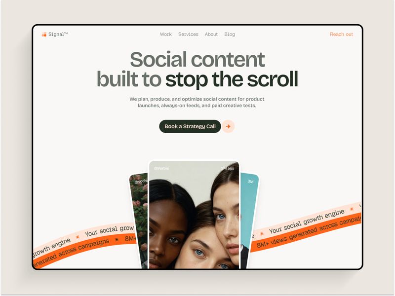 TD_Signal — Website Template for Framer