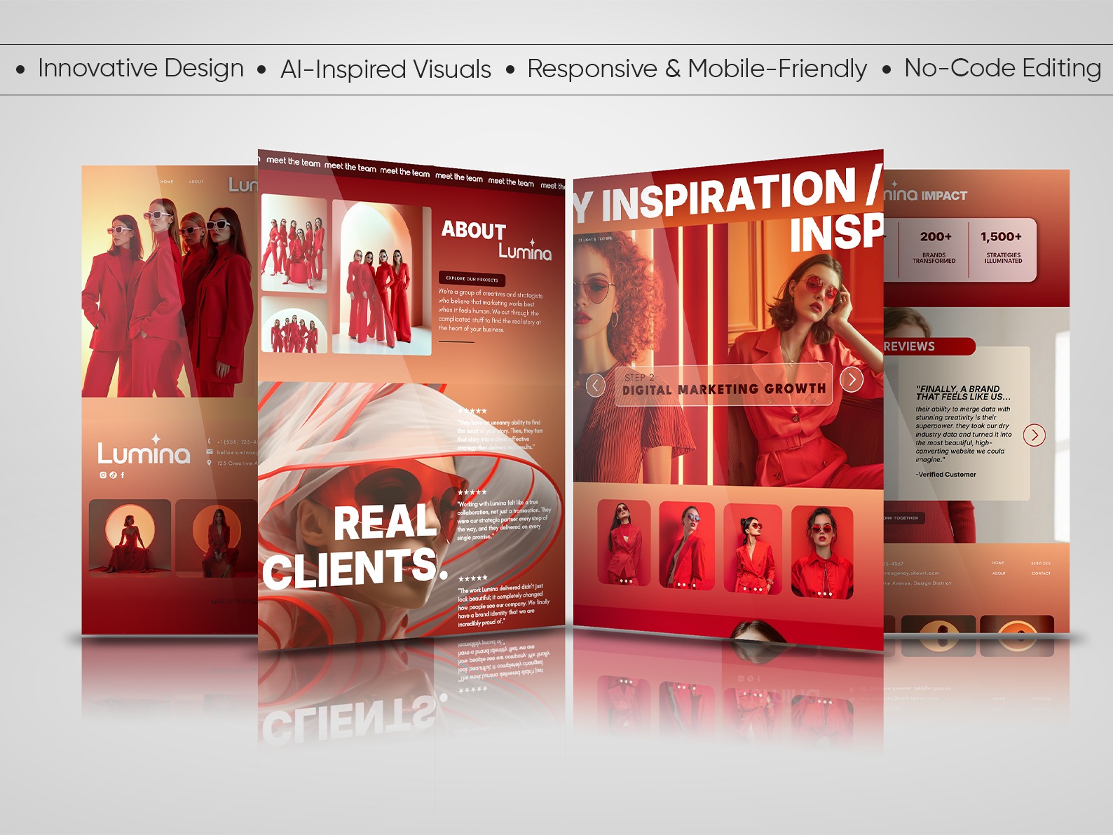Showit Website Template for Digital Agents by DaniaRM Image 0