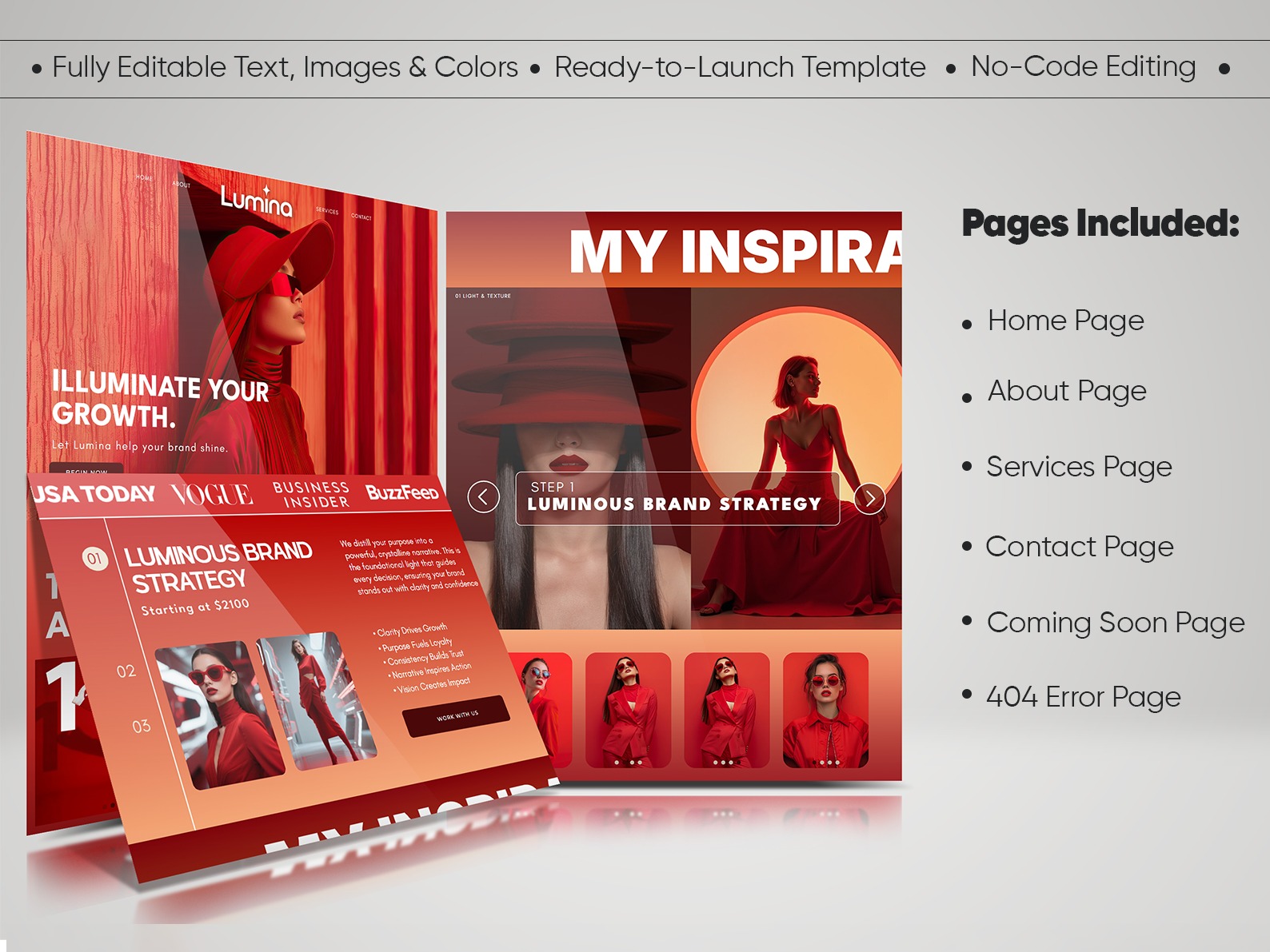 Showit Website Template for Digital Agents by DaniaRM Image 1