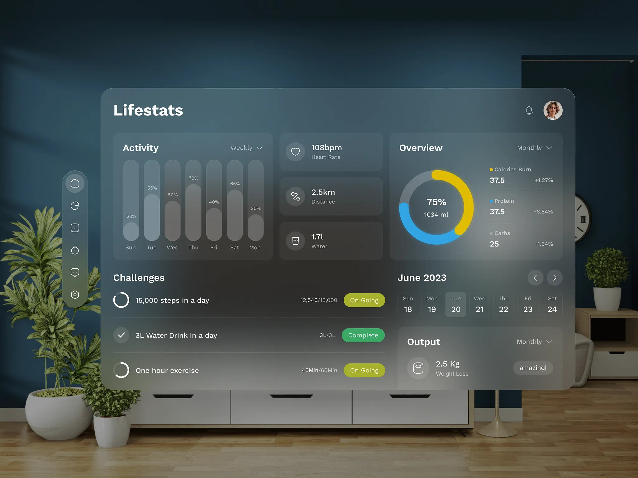 LifeStats - Health Dashboard Image 0