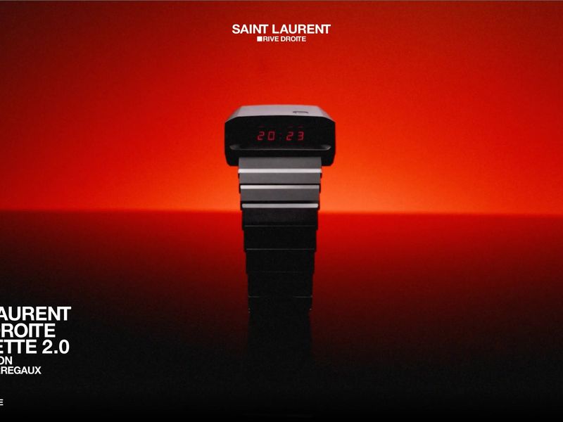 Saint Laurent — Rive Droite x Girard Perregaux