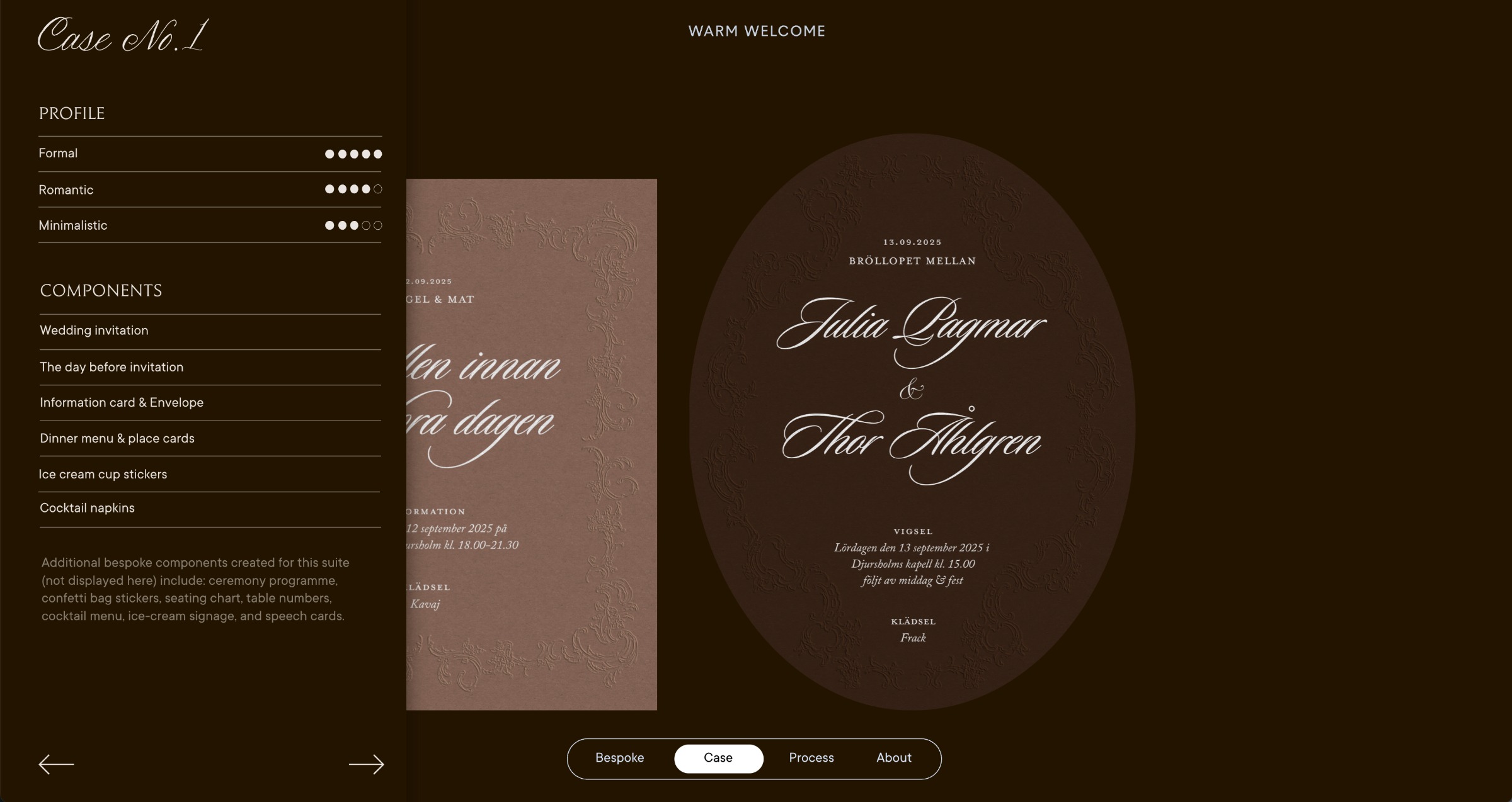 Warm Welcome | Bespoke Invitations Image 1