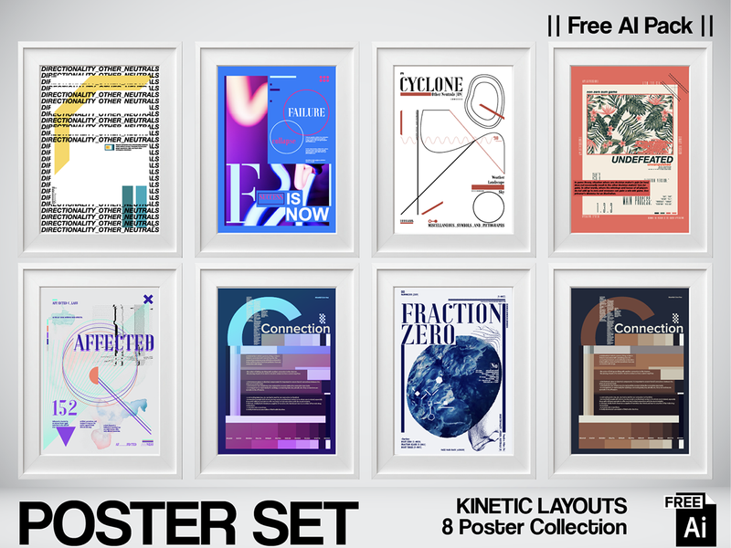 KINETIC LAYOUTS - Abstract Typography and Collage