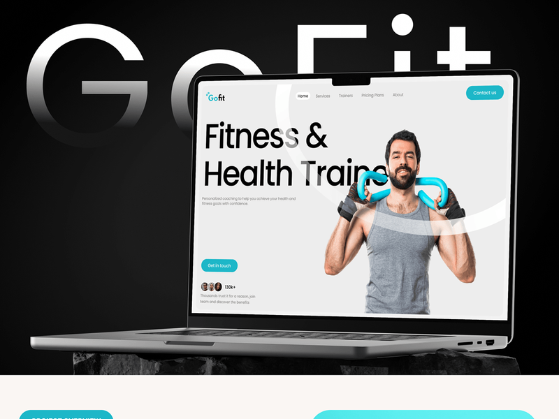 GoFit - Fitness Website UI/UX
