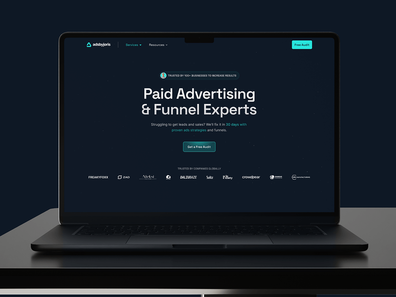 Adsbyjoris - Digital Marketing Agency Website Redesign