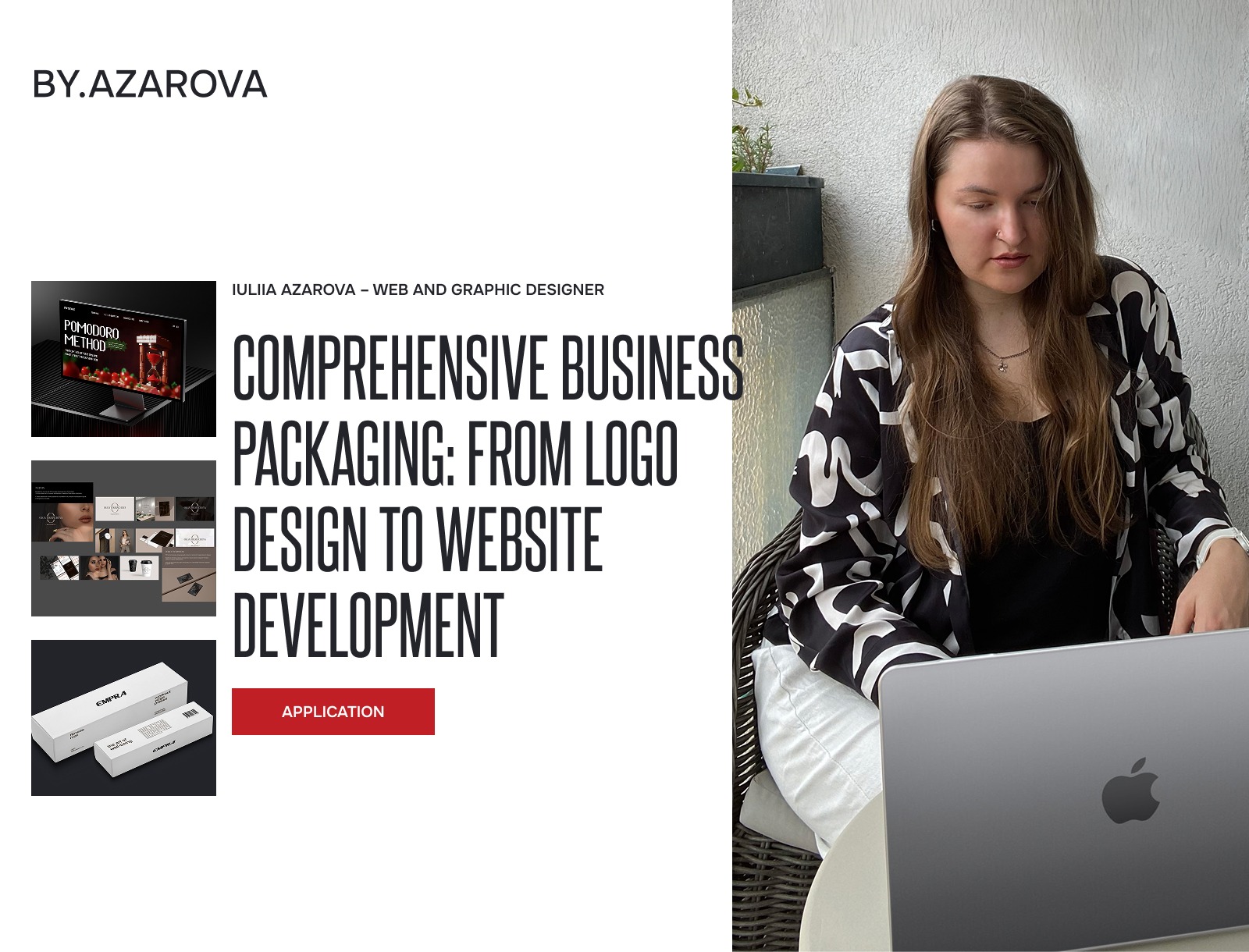 Iuliia Azarova – Web and graphic designer
