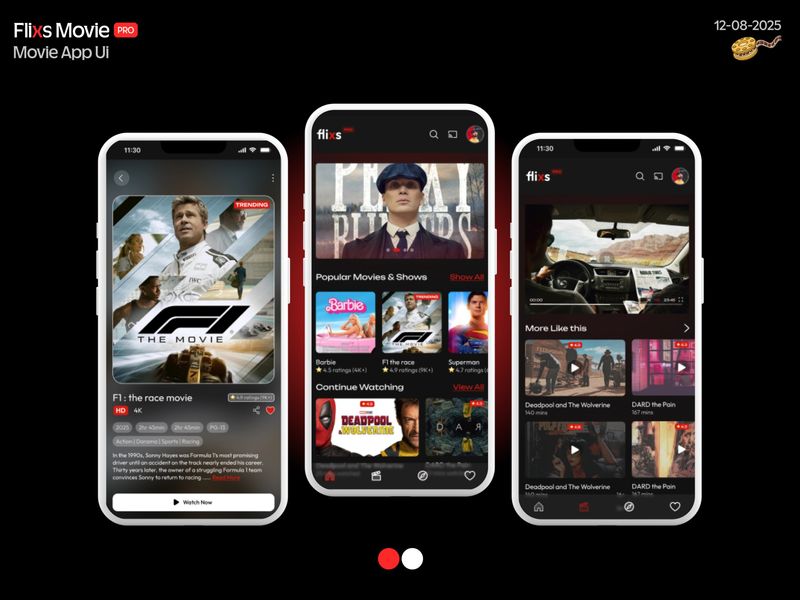 Movie App UI design Idea