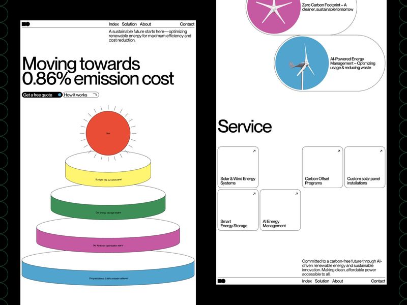Smart Energy Solution Website Design