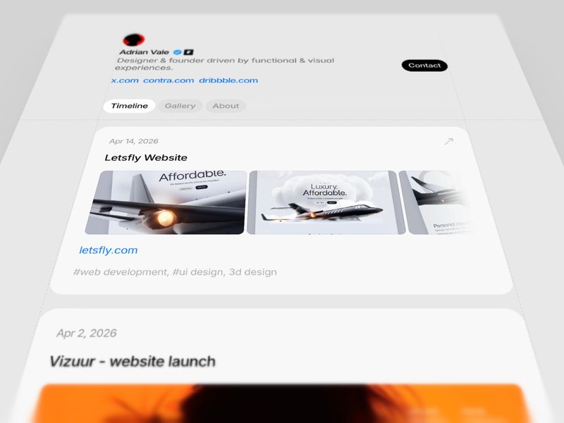 Timeline by Fabian Albert