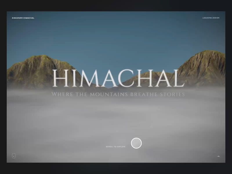 Discover Himachal - Web Experience | Liquidink Design