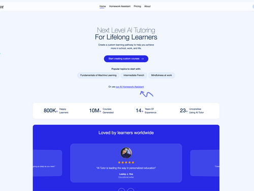 AI Tutor - Learn Anything, Anytime, Anywhere