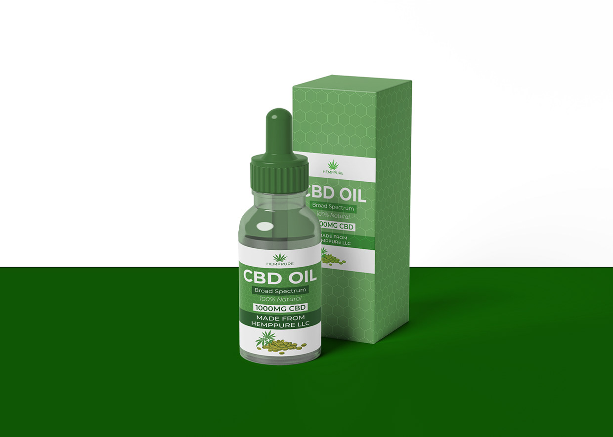 CBD Oil Product Label Design Image 4