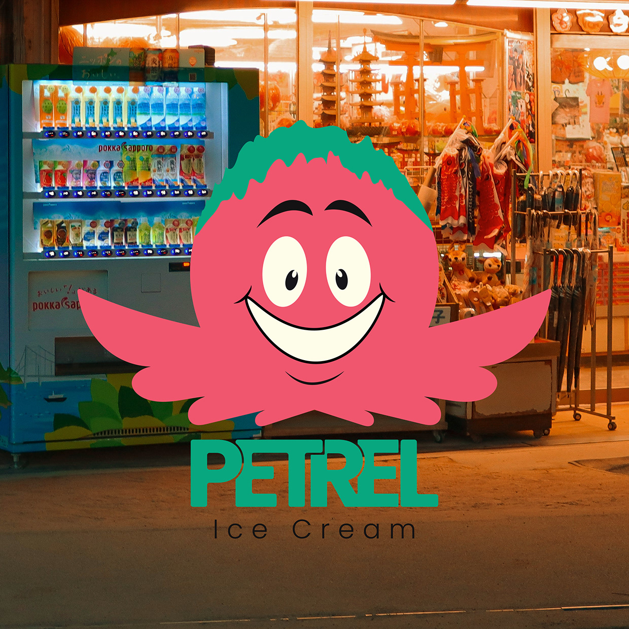 Petrel Ice Cream Brand Identity Design