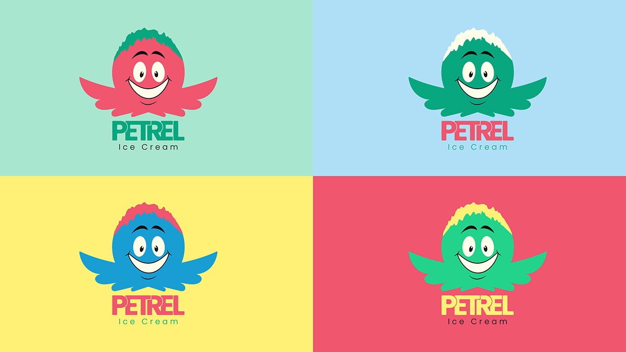 Petrel Ice Cream Brand Identity Design Image 2