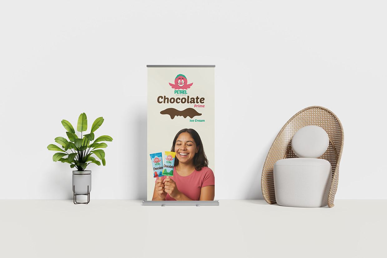 Petrel Ice Cream Brand Identity Design Image 5