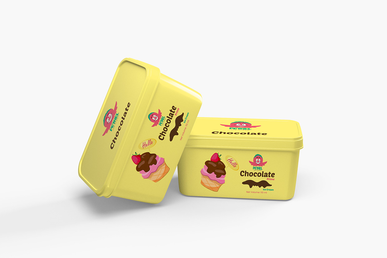 Petrel Ice Cream Brand Identity Design Image 7