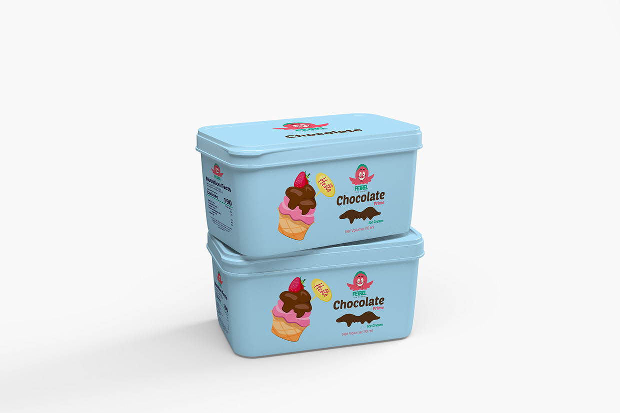 Petrel Ice Cream Brand Identity Design Image 8