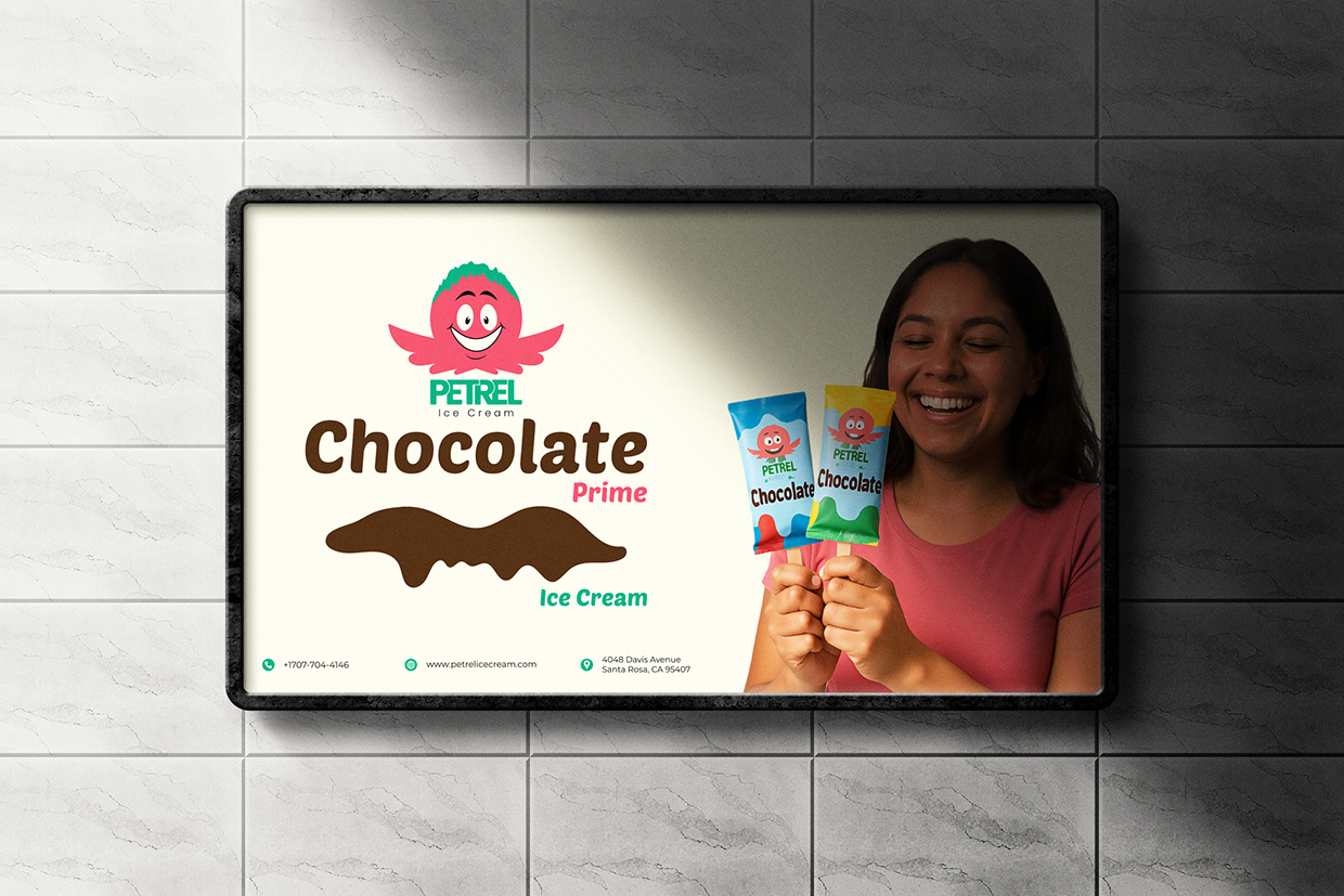 Petrel Ice Cream Brand Identity Design Image 11