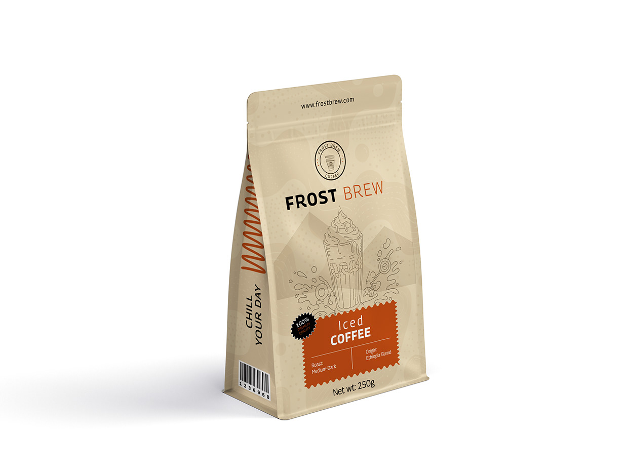 Frost Brew Iced Coffee Packaging Design Image 0