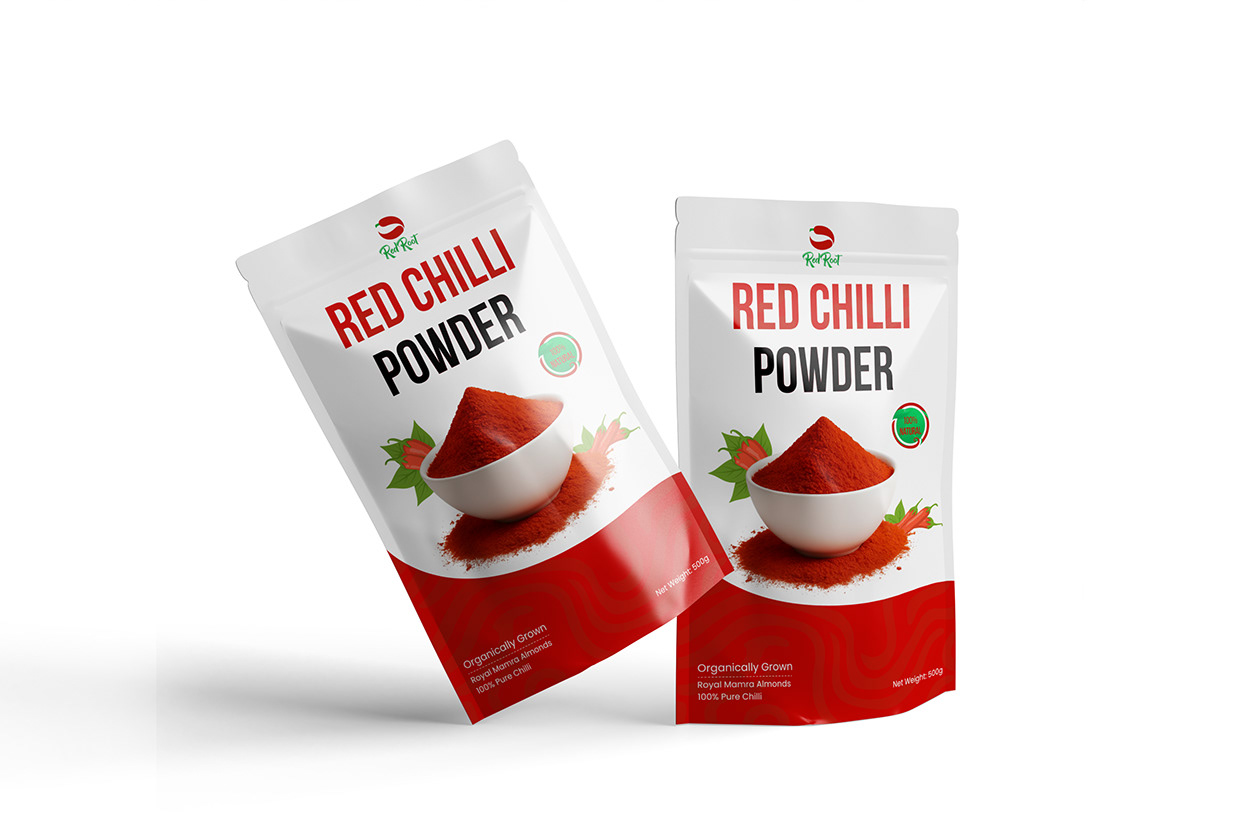 Red Chilli Powder Packaging Design Image 0