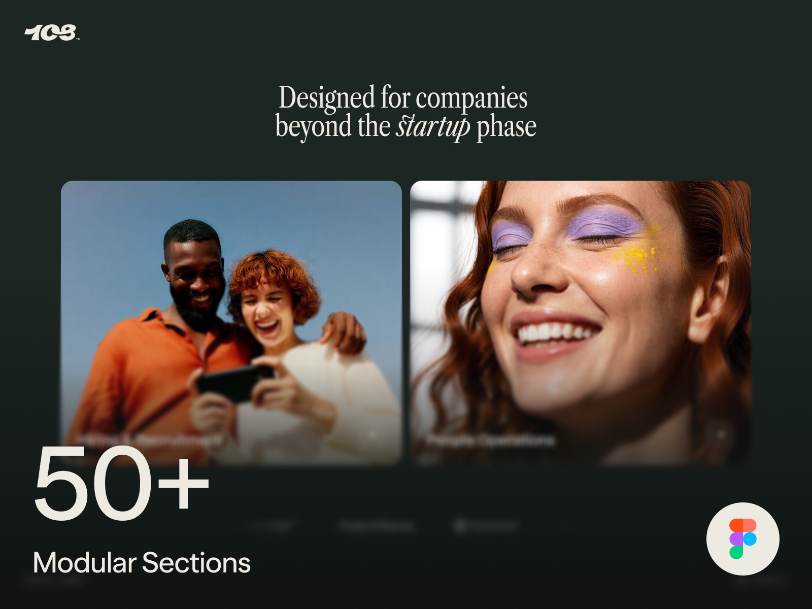 People Work™ - Webflow, Framer and Figma website template Image 1