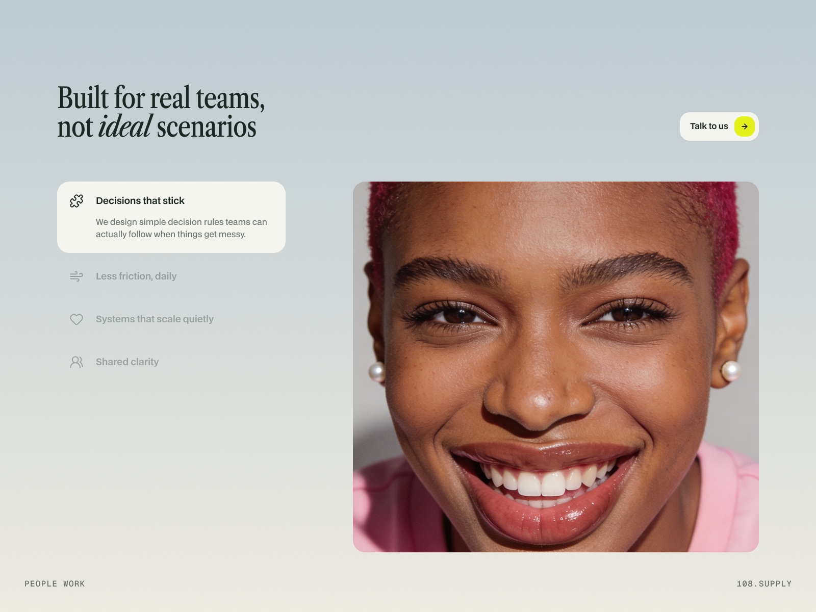 People Work™ - Webflow, Framer and Figma website template Image 2