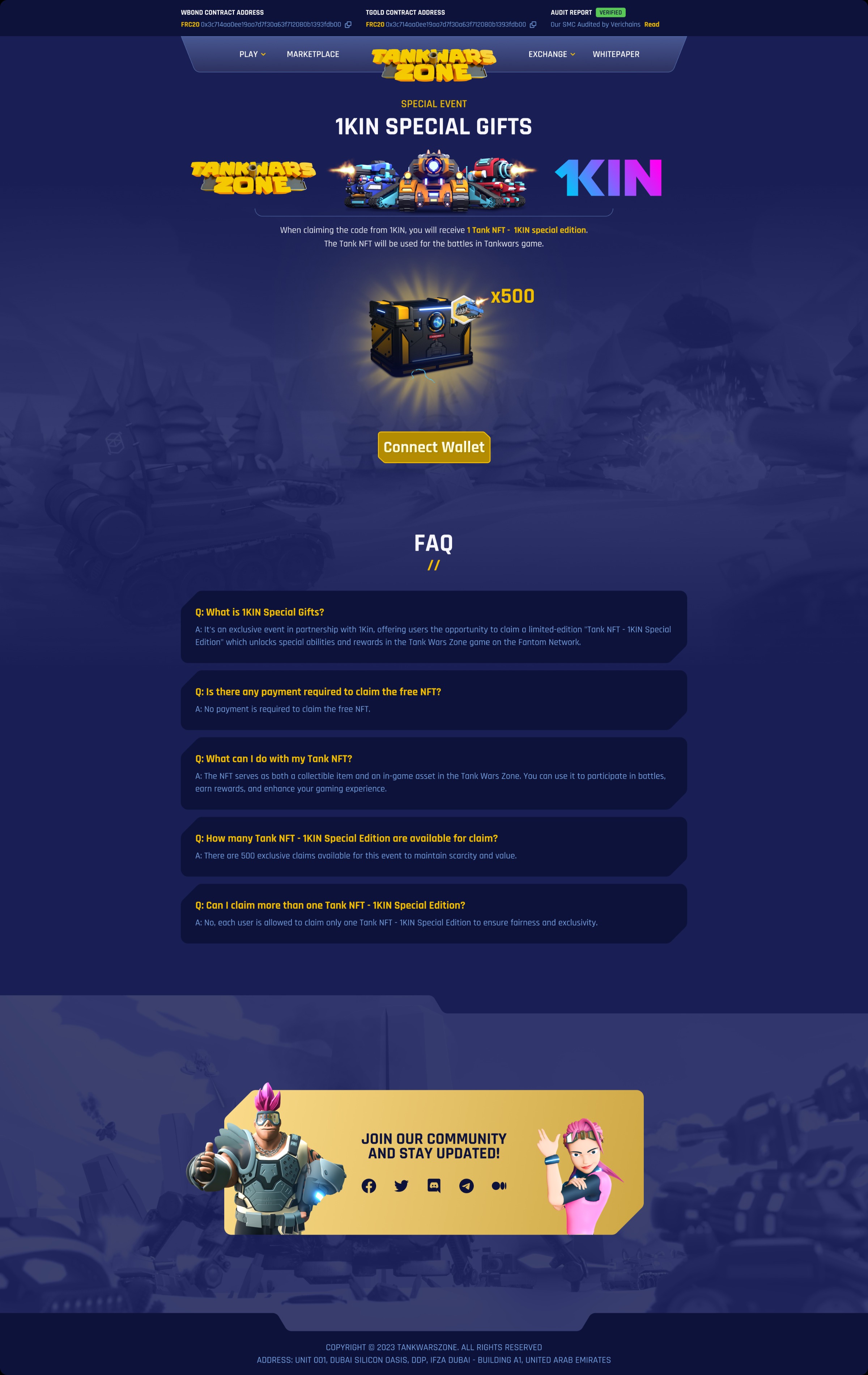 Tank Wars Zone Claim Page Image 0