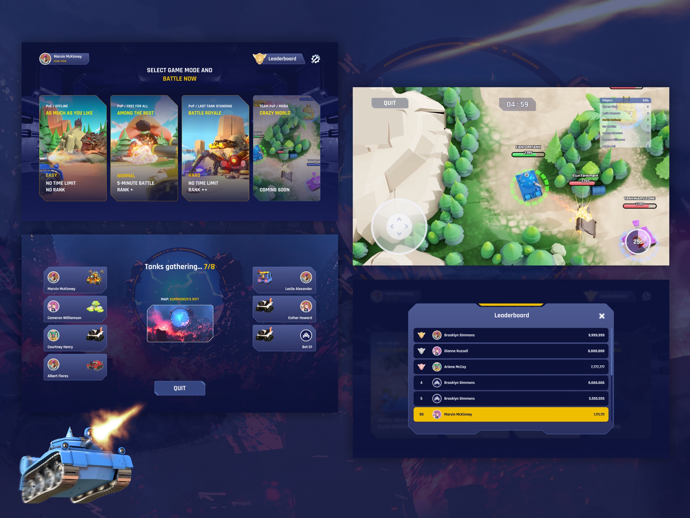 Tank MOBA Project Image 1