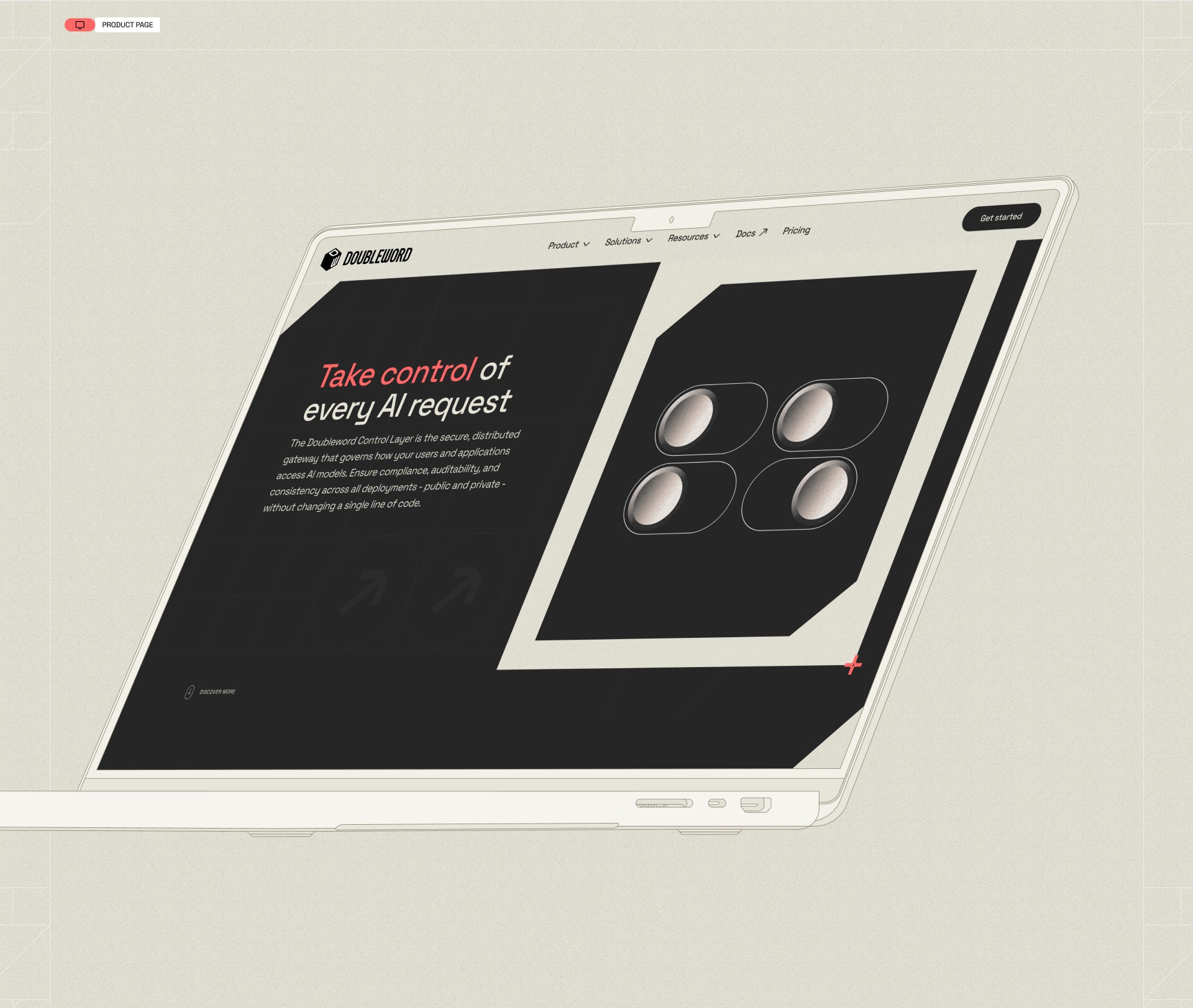 AI SaaS Website - Product page Image 0