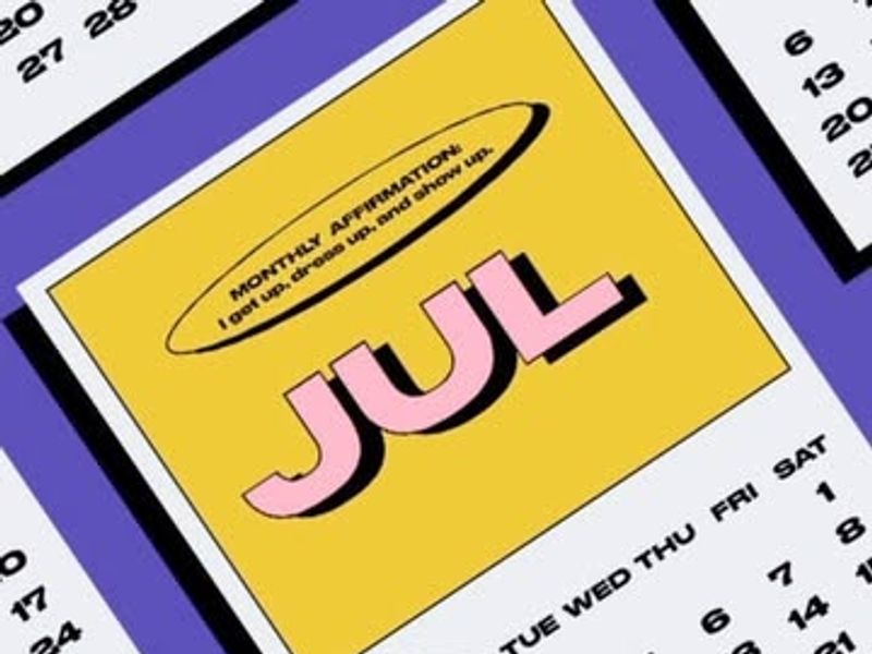 Creative Studio | Branding &amp; Design on Instagram: "Same Shit, Different Year - 2023 digital calendars are out!

This calendar comes with bold and vibrant colours to make your months in 2023 a little fun. 

→ DM us if you would like to get a personalised calendar design done up for your brand."