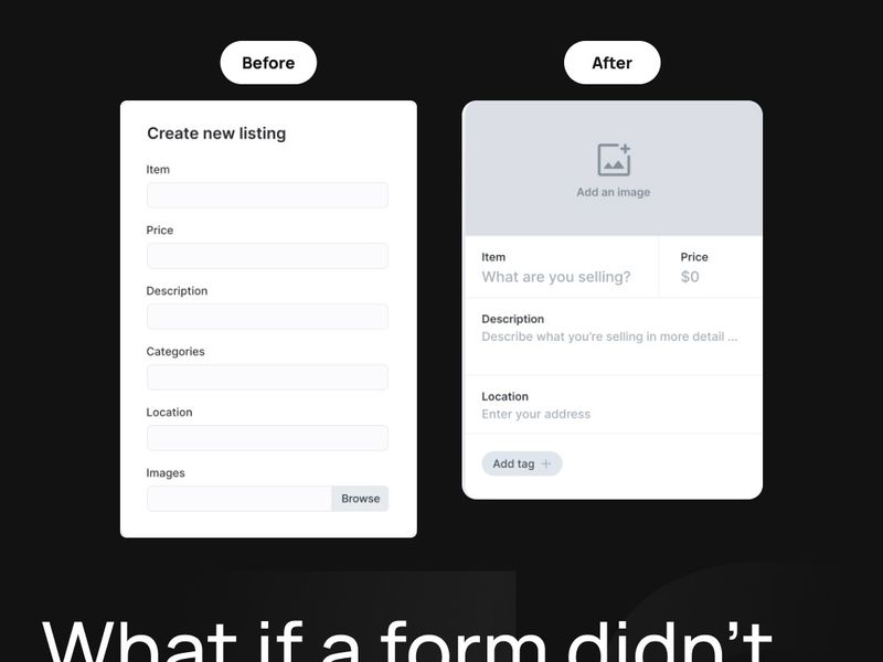 What if a form didn’t feel like a form?