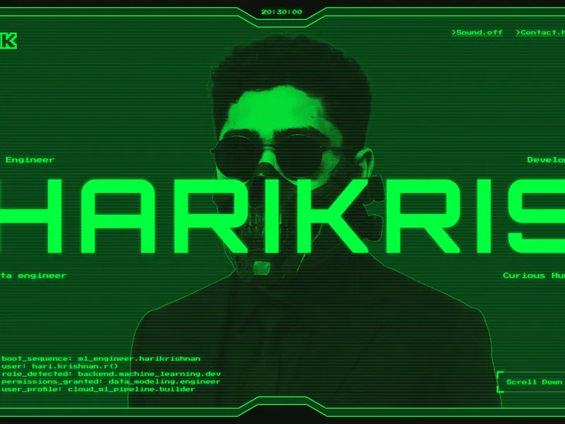 HariKrishnan R | Data Engineer & Backend Developer - Portfolio