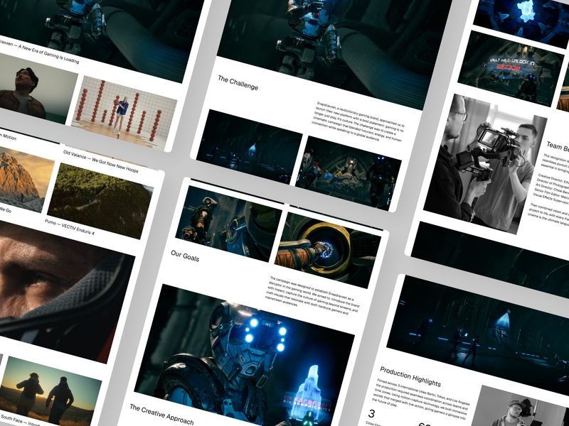 VYZN — Video Production Agency Template