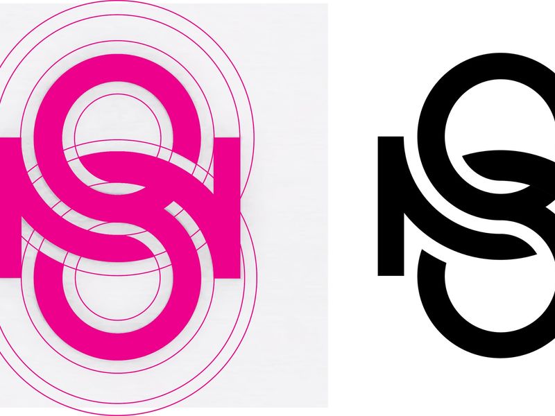 Letter “S” Monogram — Geometric Typographic Study