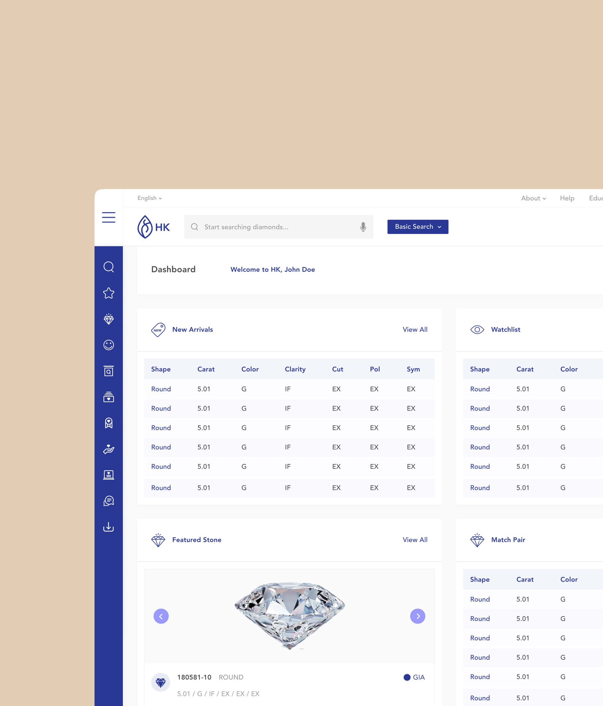 Case Study: HK Diamonds — Blockchain & UX Transformation